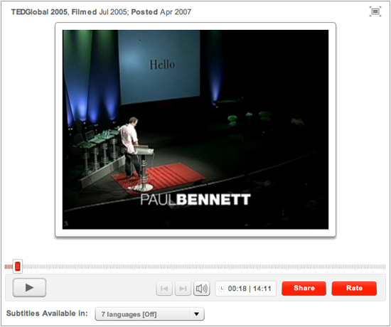 Paul Bennett TED Talk