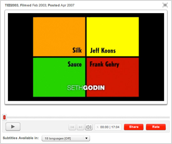 Seth Godin TED Talk