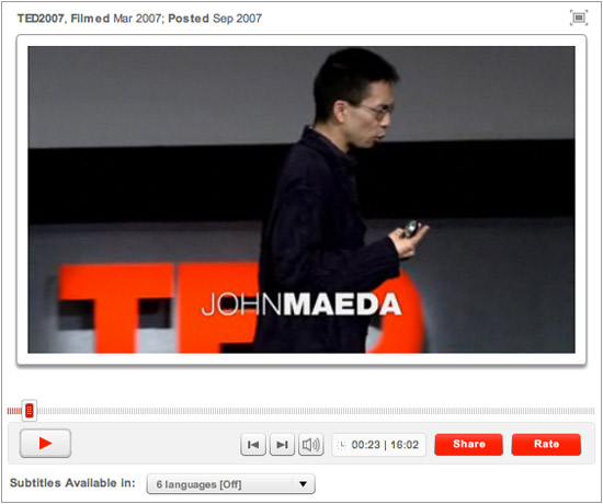 John Maeda TED Talk