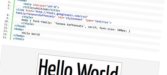 Google Fonts API
