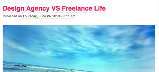 Agency vs. Freelance Life