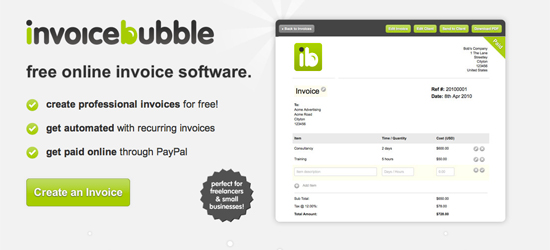 Invoice Bubble