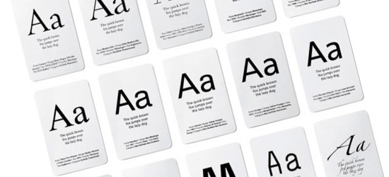 Typeface Memory Game