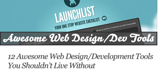 12 Web Design Tools