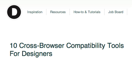 Cross Browser Compatibility Tools