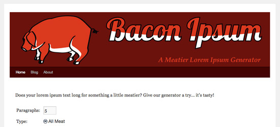 Bacon Ipsum