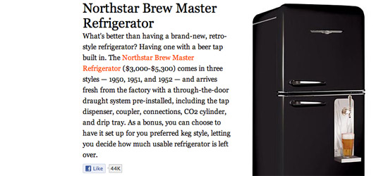 Northstar Brew Master Beer Fridge