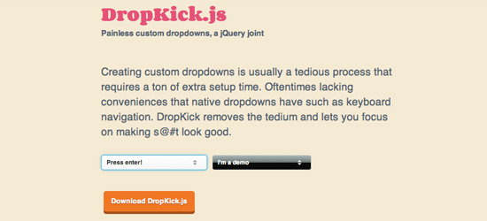 Dropkick jQuery Plugin
