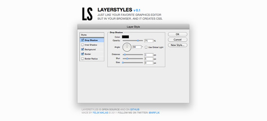 Layer Styles CSS