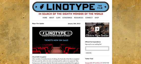 Linotype Documentary