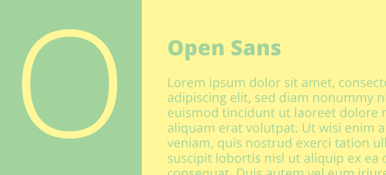 open sans font
