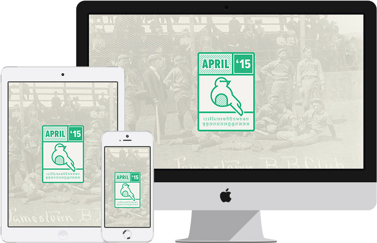 april wallpaper in iPhone, iPad and iMac