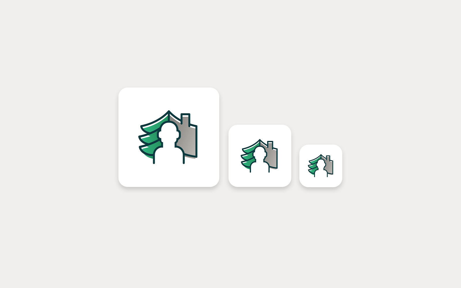 responsive app icons