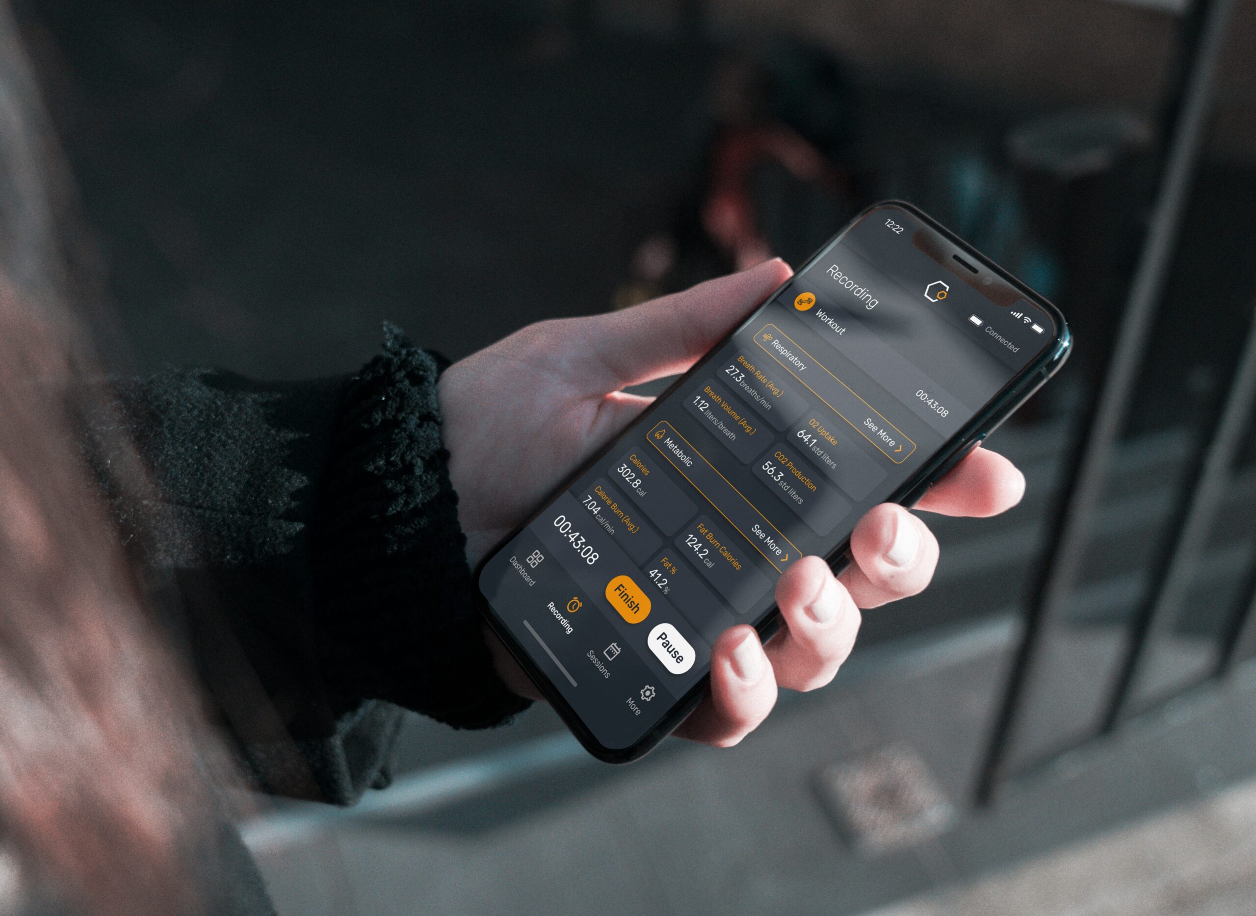 Fitness Tracker App Development Paper Leaf